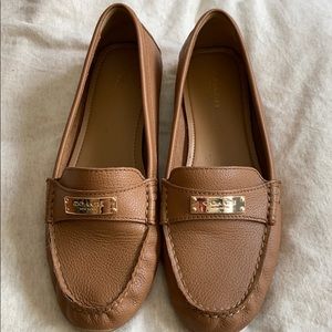 Tan Coach Loafers